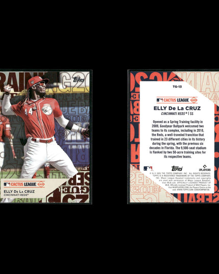 Elly De La Cruz 8-Card Lot Cincinnati Reds Rookie Sensation