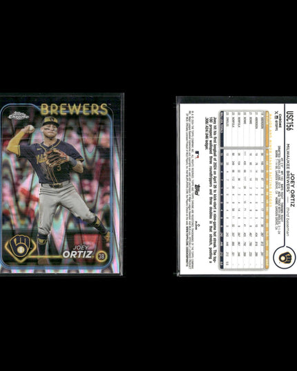 2024 Topps Chrome RayWave Refractors Lot (14) MLB Parallel Baseball Cards