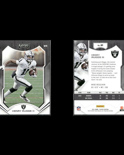 2021 Panini Playoff Football Lot (17 Cards) NFL Trading Cards