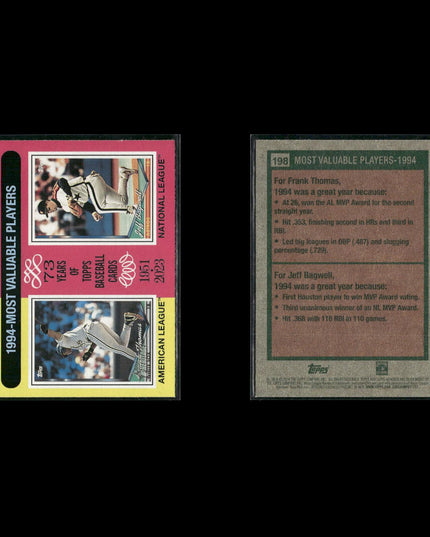 Jeff Bagwell 6-Card Lot Houston Astros HOF MVP Franchise Legend