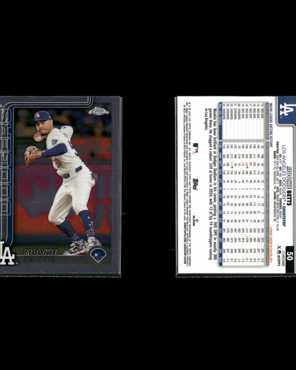 Mookie Betts 12-Card Lot LA Dodgers MVP World Series Champion
