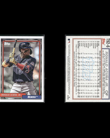 Ronald Acuña Jr 8-Card Lot Atlanta Braves 2023 MVP “El Abusador”
