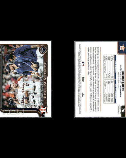 Jose Altuve 10-Card Lot Houston Astros MVP All-Star World Series Champ