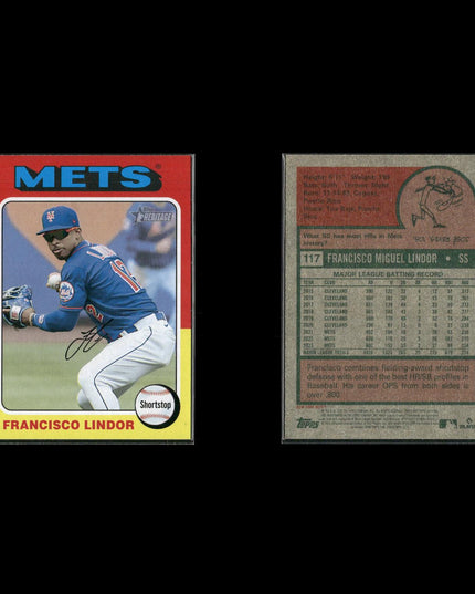 Francisco Lindor 11-Card Lot NY Mets “Mr. Smile” SS All-Star