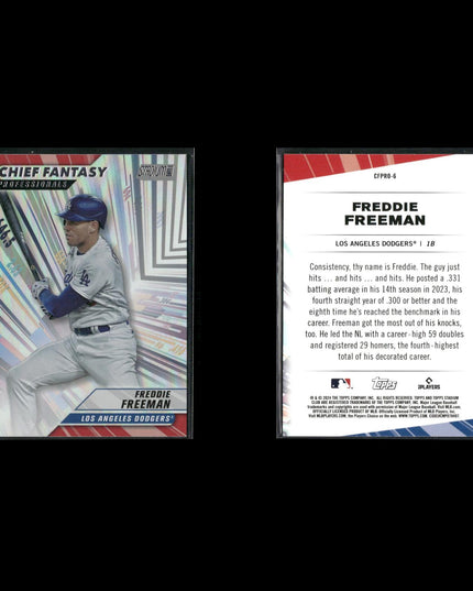 Freddie Freeman 6-Card Lot Atlanta Braves MVP Era Cards