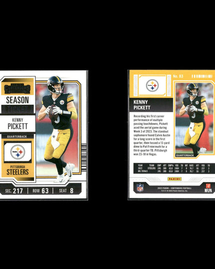 2023 Panini Contenders Football Lot (23) Stars, RCs, Inserts, Parallels