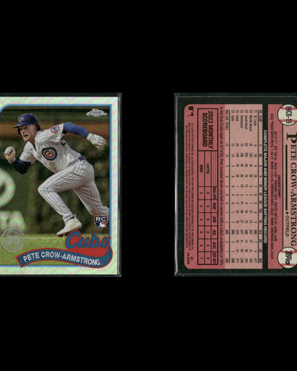 Pete Crow-Armstrong 8-Card Lot Chicago Cubs Top Prospect CF