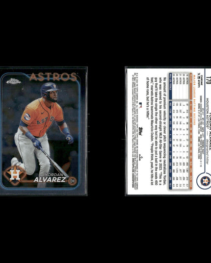 Yordan Alvarez 8-Card Lot Houston Astros Power Hitter ALCS MVP