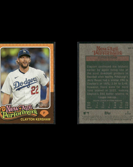 Clayton Kershaw 8-Card Lot LA Dodgers Cy Young Ace Pitcher