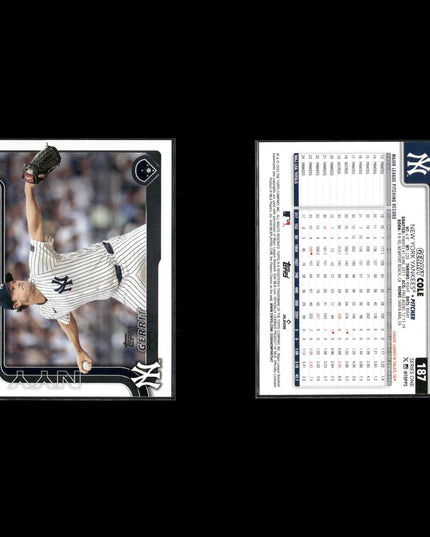 Gerrit Cole 7-Card Lot NY Yankees AL Cy Young Ace Pitcher