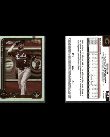 2025 Topps Chrome Sepia Refractors Lot (14) w/ Oneil Cruz, Triston McKenzie, Lux