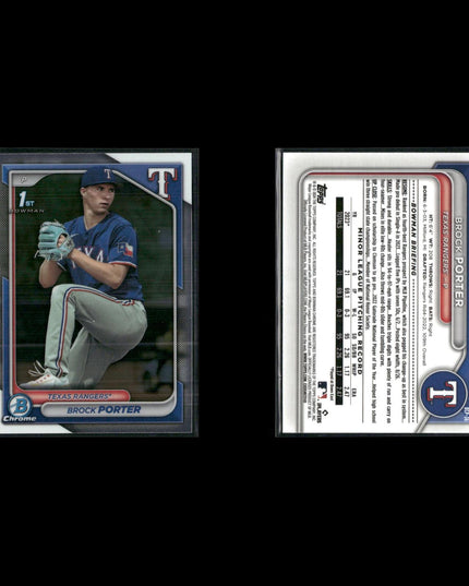 2023-24 Bowman Chrome Prospects Mojo Refractors Lot (8) Bowman 1st Card