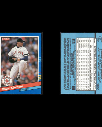 Roger Clemens 12-Card Lot Yankees HOF Pitcher World Series Era