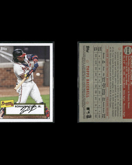 Ronald Acuña Jr 8-Card Braves Lot Five Tool Star NL MVP Season