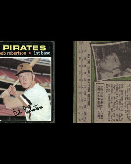 1971 Topps Baseball Lot (21) w/ Ted Simmons RC, Bill Mazeroski, Lee May Stars