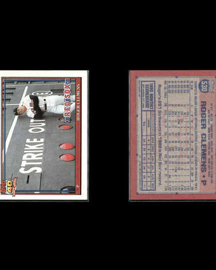 Roger Clemens 10-Card Lot Boston Red Sox “Rocket” 7x Cy Young