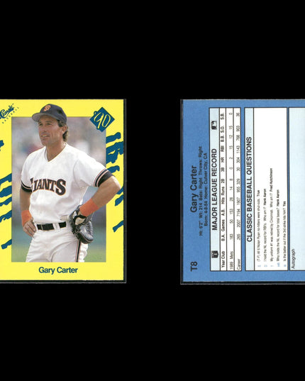 Gary Carter 12-Card Lot NY Mets HOF Catcher “The Kid” Legend