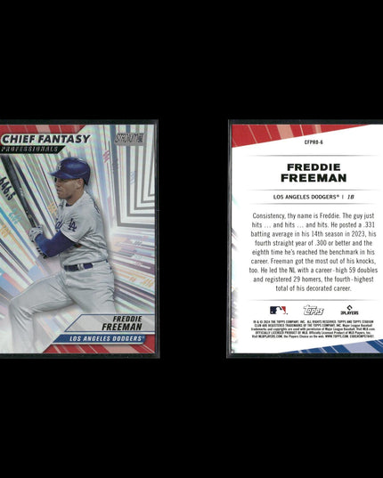 Freddie Freeman 6-Card Lot LA Dodgers MVP 1B All-Star