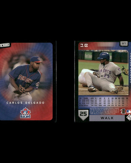 Carlos Delgado 6-Card Lot Toronto Blue Jays Power 1B Icon