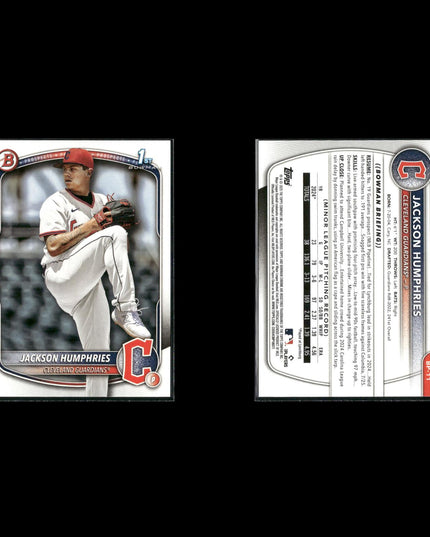 23-Card Lot 2025 Bowman Prospects 1sts | MLB Baseball Rookie Trading Cards Topps