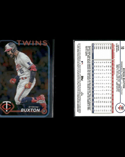 Byron Buxton 7-Card Lot Minnesota Twins Gold Glove CF Star