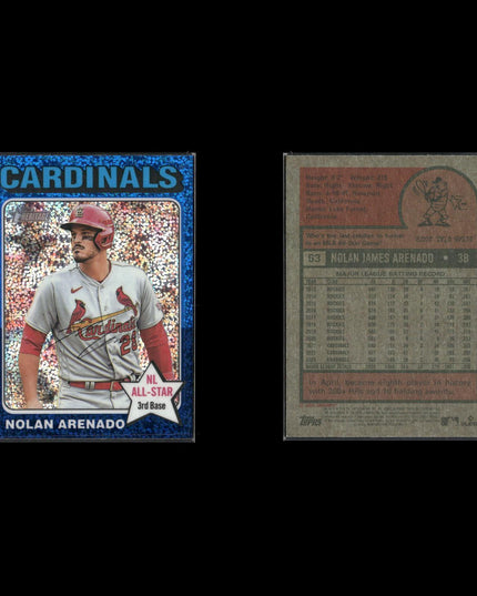 2024 Topps Heritage Chrome Blue Sparkle Baseball Lot (9 Cards) MLB