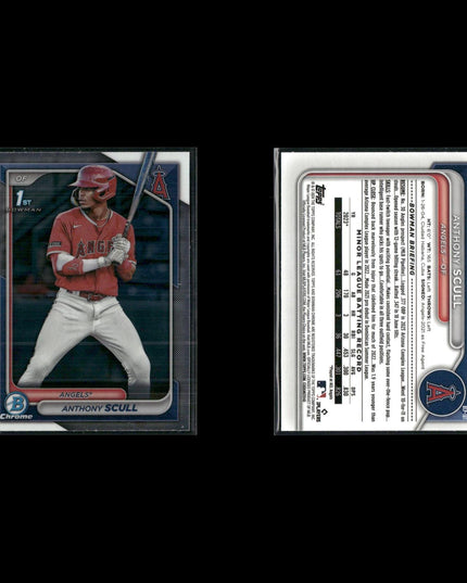 2023-24 Bowman Chrome Prospects Mojo Refractors Lot (8) Bowman 1st Card