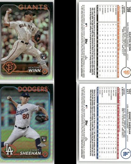 2024 Topps Chrome & Update Refractors Lot (29) RCs, Stars, ASG