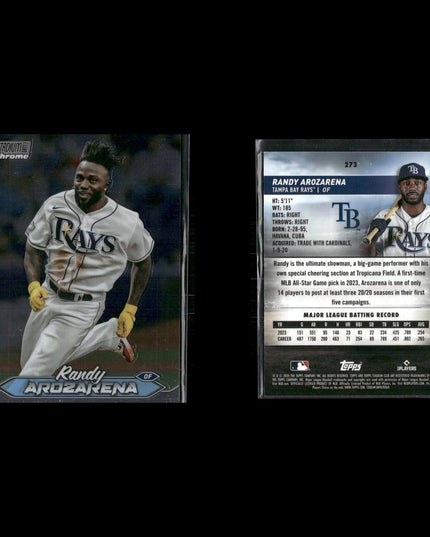 Randy Arozarena 9-Card Lot Tampa Bay Rays Playoff Star WBC Hero