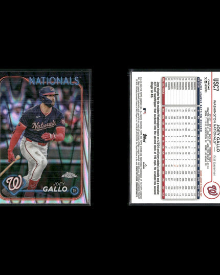 2024 Topps Chrome RayWave Refractors Lot (14) MLB Parallel Baseball Cards