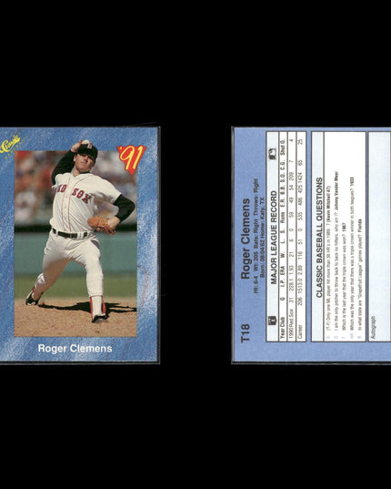 Roger Clemens 10-Card Lot Boston Red Sox “Rocket” 7x Cy Young