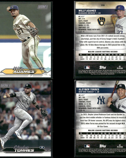 2024 Topps Stadium Club Baseball Lot – 40 Cards – Stars, Rookies