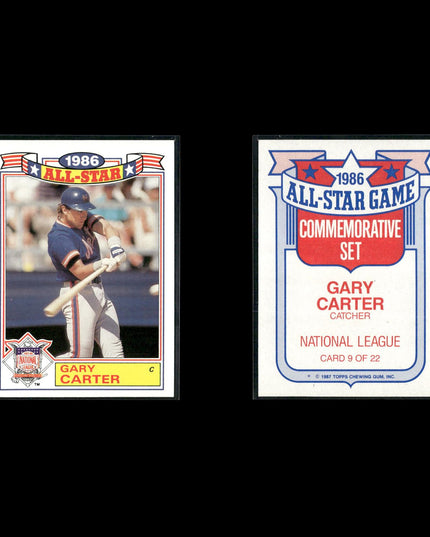 Gary Carter 12-Card Lot Mets 80s HOF Catcher World Series Champ