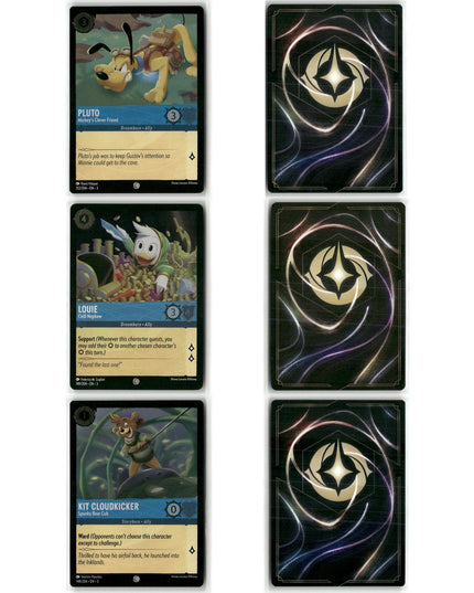 56 Card Foil Lot, Into the Inklands Disney Lorcana Set 3 Mixed Characters