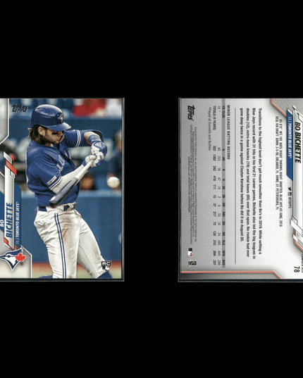 Bo Bichette 17-Card Lot Toronto Blue Jays Young Star Shortstop