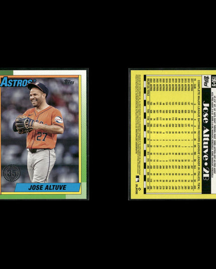 Jose Altuve 10-Card Lot Houston Astros MVP All-Star World Series Champ