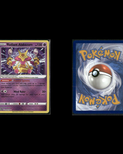 Radiant Pokémon Card Lot – 14 Cards – Shiny Rare Pokémon TCG