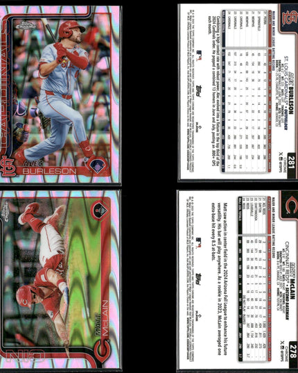 2025 Topps Chrome Refractors Lot (32) w/ Alec Bohm, Cedric Mullins, Ke’Bryan Hayes