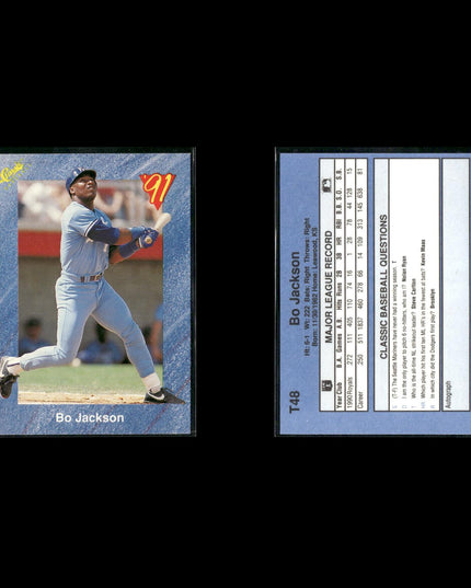 Bo Jackson Baseball Lot (15 Cards) Star Player Cards