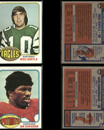 1976 Topps Football Card Lot – 42 Vintage NFL Cards – Bulk Lot
