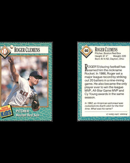 Roger Clemens 12-Card Lot Yankees HOF Pitcher World Series Era