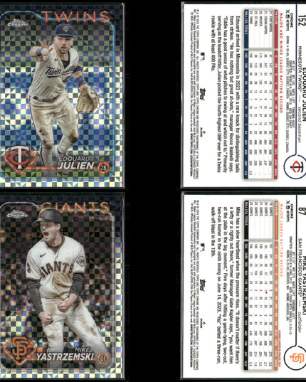 2024 Topps Chrome X-Fractor Lot – 31 Cards – Rookies & Stars