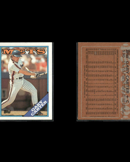 Gary Carter 12-Card Lot NY Mets HOF Catcher “The Kid” Legend