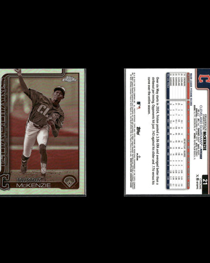 2025 Topps Chrome Sepia Refractors Lot (14) w/ Oneil Cruz, Triston McKenzie, Lux