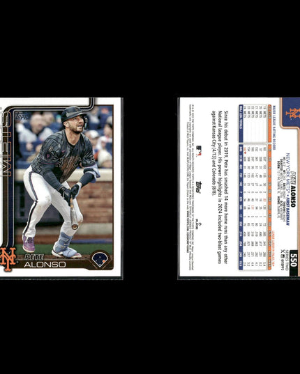 Pete Alonso 10-Card Lot NY Mets “Polar Bear” Home Run Derby Champ