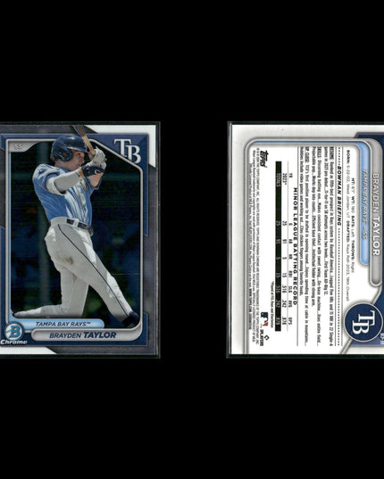 2024 Bowman Chrome Prospects Lot (12) Spencer Jones, Marcelo Mayer, Arias, Vargas