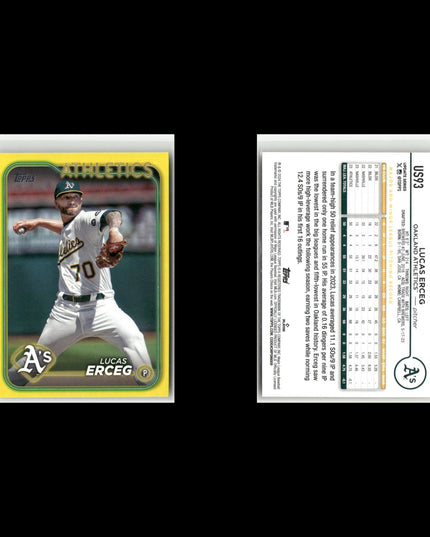 2024 Topps Parallel Lot (11) Royal Blue, Yellow, Holiday – RCs & Vets