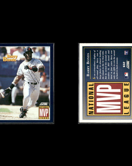 Barry Bonds 18-Card Lot SF Giants HR King 7x MVP Power Hitter