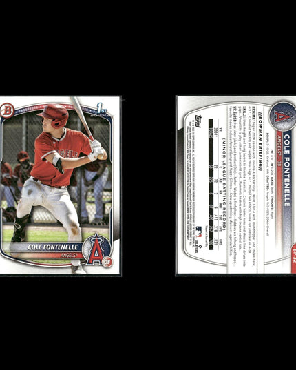 23-Card Lot 2025 Bowman Prospects 1sts | MLB Baseball Rookie Trading Cards Topps