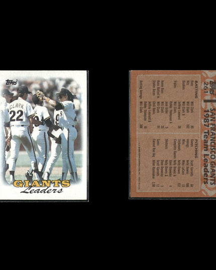 Will Clark 11-Card Lot SF Giants “Will the Thrill” All-Star